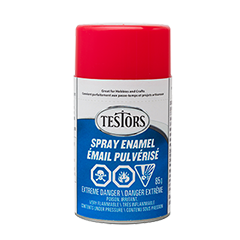 Testors Enamel Spray- Gloss: Bright Red 