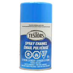 Testors Enamel Spray- Gloss: Light Blue 