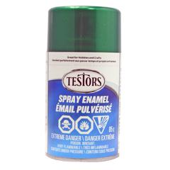 Testors Enamel Spray- Metallic: Flake Green 