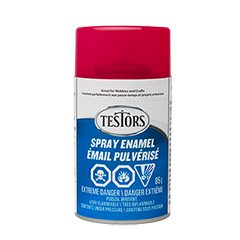 Testors Enamel Spray- Transparent: Custom Hot Rod Red 