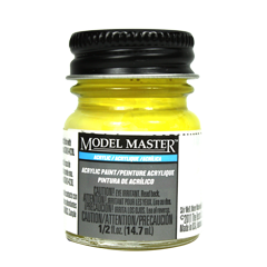 Testors Model Masters Acrylic Paints- Cadmium Yellow Light - Flat 
