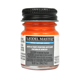 Testors Model Masters Acrylic Paints- Fluorescent Red FS28915 - Flat 