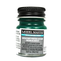 Testors Model Masters Acrylic Paints- Transparent Green - Gloss 
