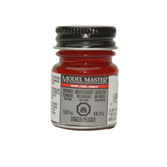 Testors Model Masters Enamel Paints- Fire Red - Gloss 
