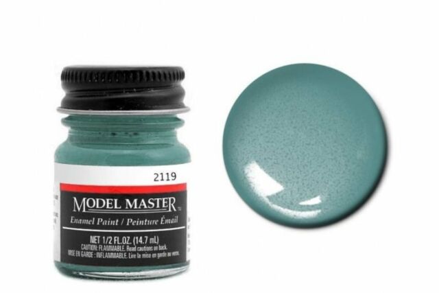 Testors Model Masters Enamel Paints- Interior Metallic Blue 