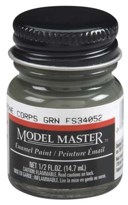 Testors Model Masters Enamel Paints- Marine Corps Green 