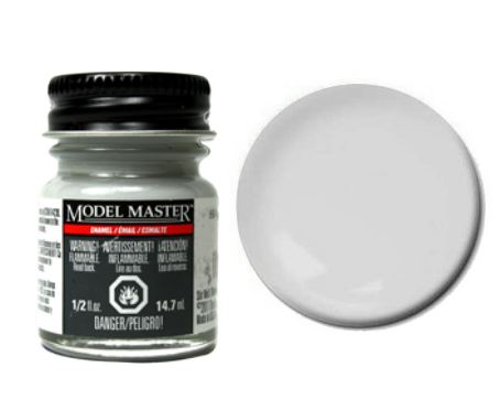 Testors Model Masters Enamel Paints- Semi Gloss Light Grey RN 