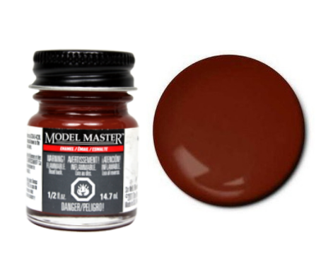 Testors Model Masters Enamel Paints- Semi Gloss Root Brown 