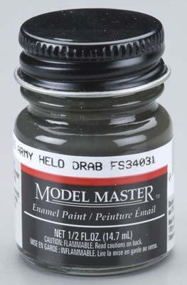 Testors Model Masters Enamel Paints- US Army Helo Drab 