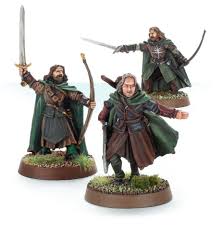 Lord Of The Rings: Ranger Captains Faramir, Madril & Damrod 