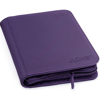 Ultimate Guard: 4 Pocket Zipfolio XenoSkin: Purple 