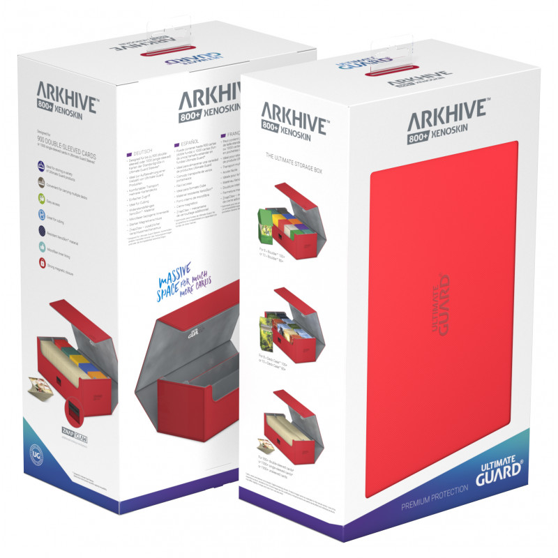 Ultimate Guard: Arkhive 800+ Standard Size: Red 