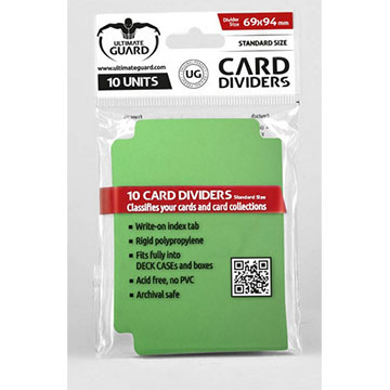 Ultimate Guard: Card Dividers: Green 