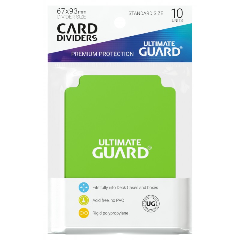 Ultimate Guard: Card Dividers: Light Green 