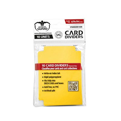 Ultimate Guard: Card Dividers: Light Yellow 