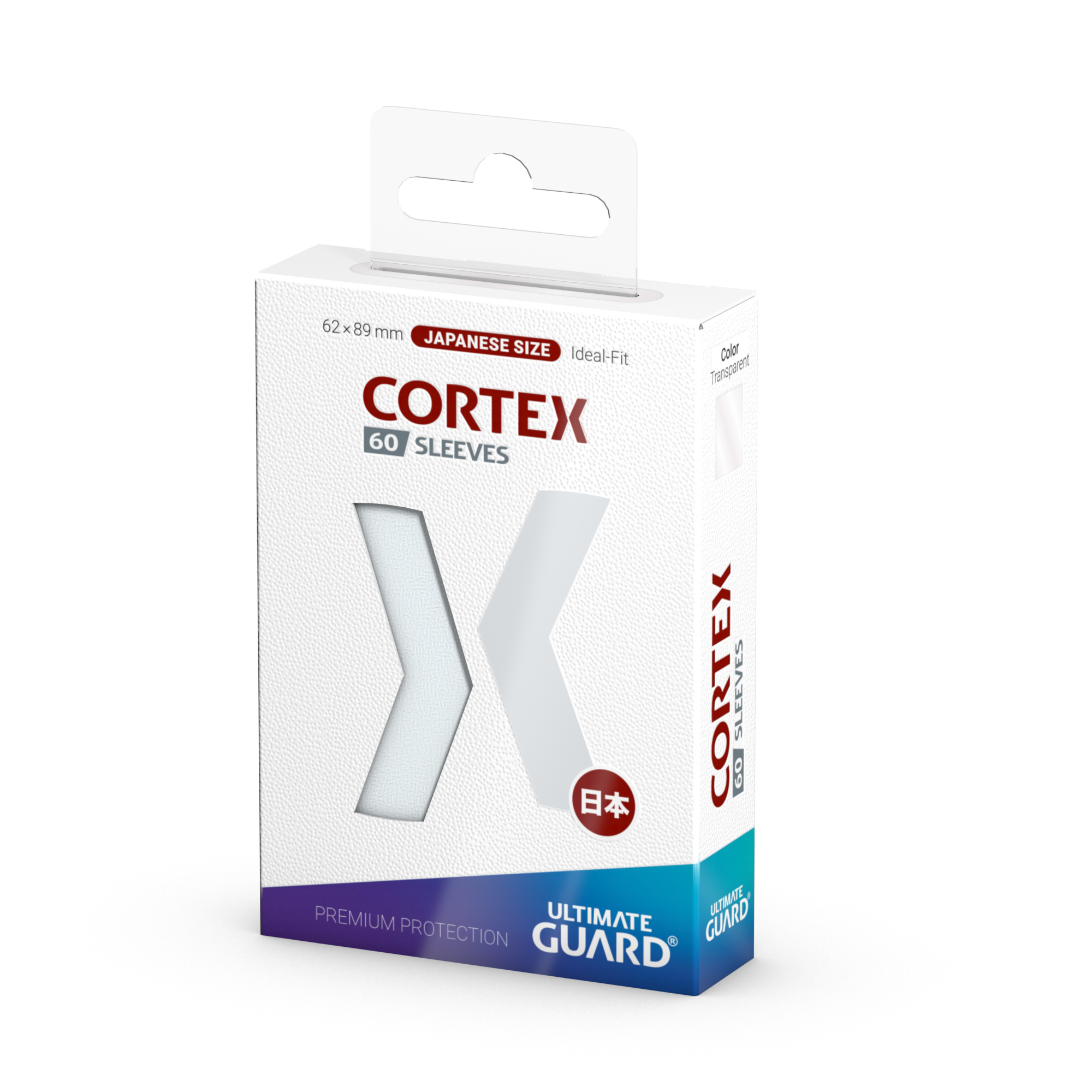 Ultimate Guard: Cortex Japanese Glossy Sleeves: Transparent (60ct) 