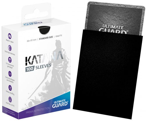 Ultimate Guard: Katana Sleeves: Black 