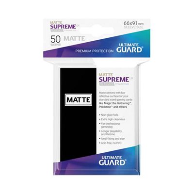 Ultimate Guard: Supreme UX Standard: Matte Black (50) 