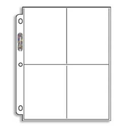 Ultra Pro: 4 Pocket Pages (100) 