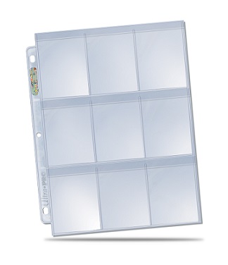 Ultra Pro: 9 Pocket Pages - Secure Clear 
