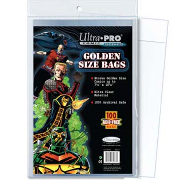Ultra Pro: Comic Series- Golden Size Bags 