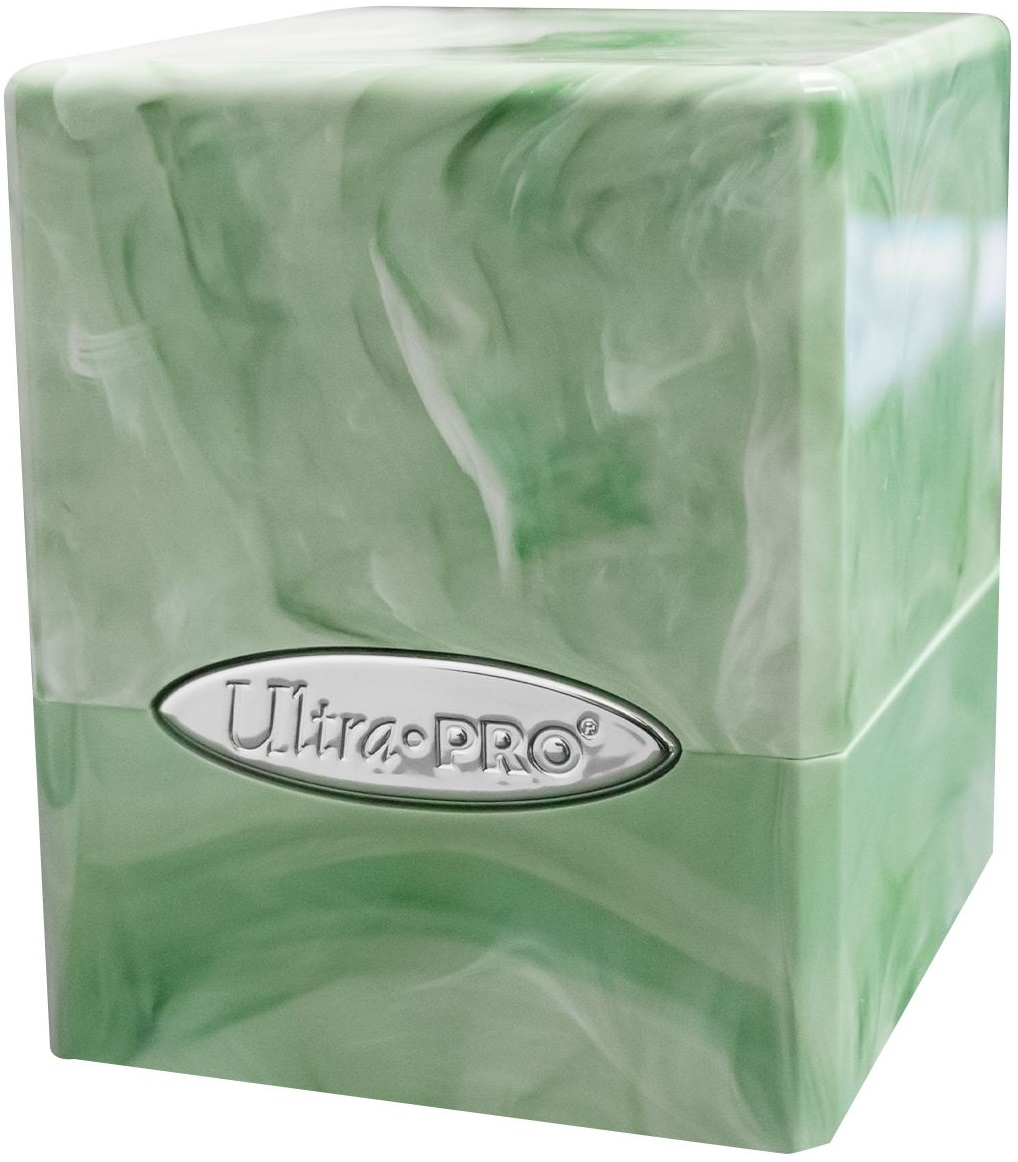 Ultra Pro: Deck Box Satin Cube: Lime Green/White 