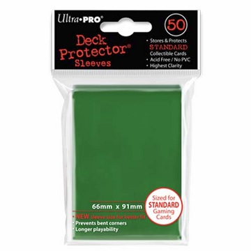 Ultra Pro: Deck Protector Sleeves - Green (50ct) 