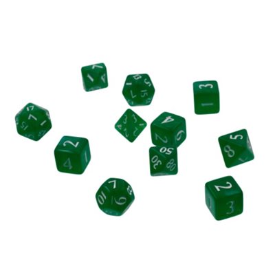Ultra Pro Dice: Eclipse 11 Dice Set - Forest Green 