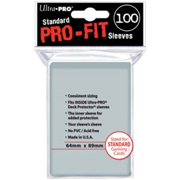 Ultra Pro: PRO-Fit Standard Size Sleeves (100CT) 
