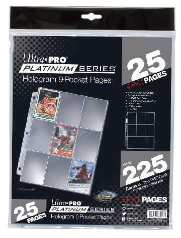 Ultra Pro: Platinum Series 9-Pocket Pages (25ct) 