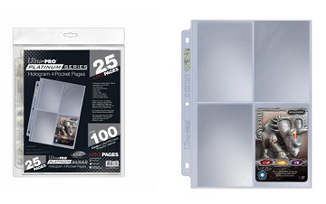 Ultra Pro: Premium Series 4-Pocket Pages (25ct) 