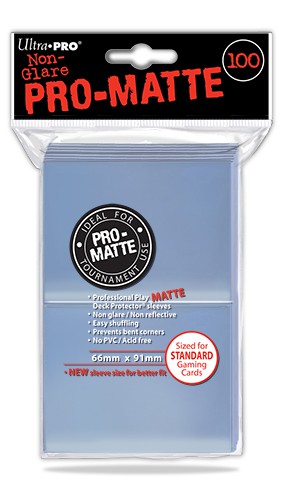 Ultra Pro: Pro-Matte Sleeves (100): Clear 