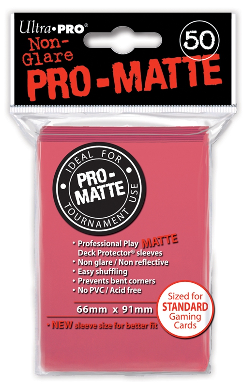 Ultra Pro: Pro-Matte Sleeves (50): Fuschia 