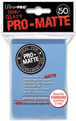 Ultra Pro: Pro-Matte Sleeves (50): LIGHT BLUE 