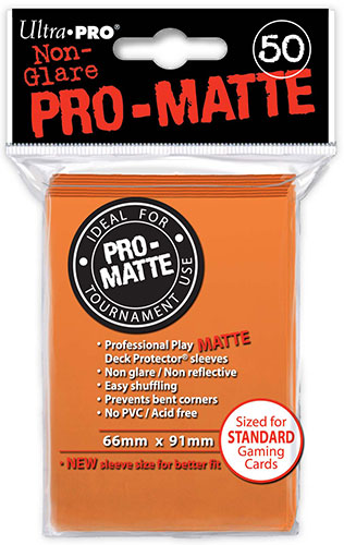 Ultra Pro: Pro-Matte Sleeves (50): Orange 