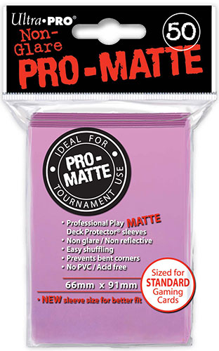 Ultra Pro: Pro-Matte Sleeves (50): PINK 