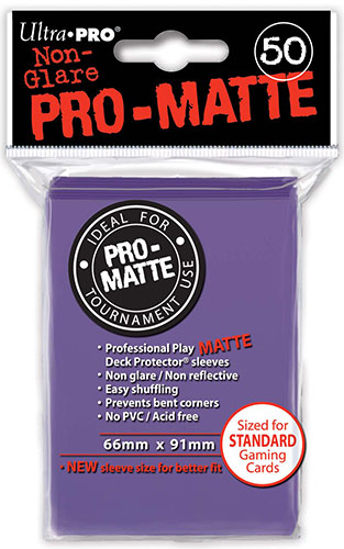 Ultra Pro: Pro-Matte Sleeves (50): PURPLE 