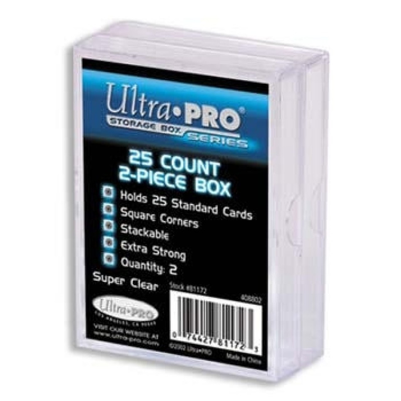 Ultra Pro: STORAGE BOX 25CT 