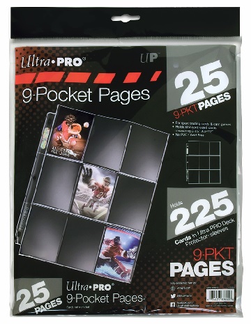 Ultra Pro: Silver Series 9-Pocket Pages (25ct) 