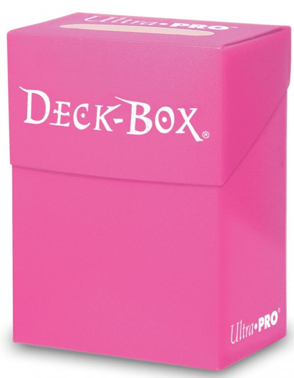 Ultra Pro: Solid Colour Deck Box: Bright Pink 