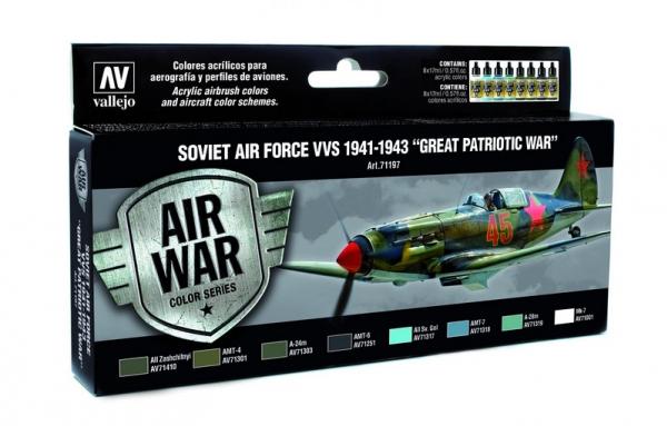 Vallejo: Air War Color Series: Soviet Air Force VVS 1941 to 1943 Great Patriotic War 