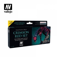 Vallejo: FP 8 Color Set - Crimson Red Set 