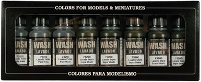 Vallejo Game Color: Washes Set 