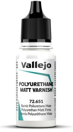 Vallejo Game Color: Auxiliary Poly Matt Varnish (18ml) 