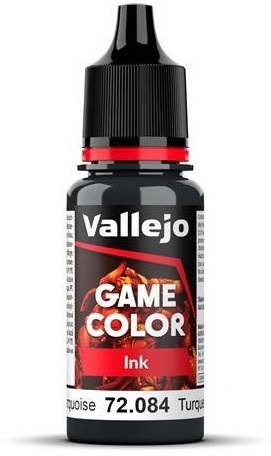 Vallejo Game Color: Ink: Dark Turquoise  