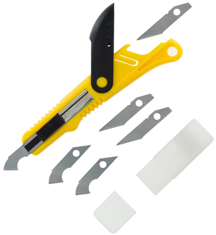 Vallejo Hobby Tools: Plastic Cutter Scriber Tool & 5 Spare Blades 