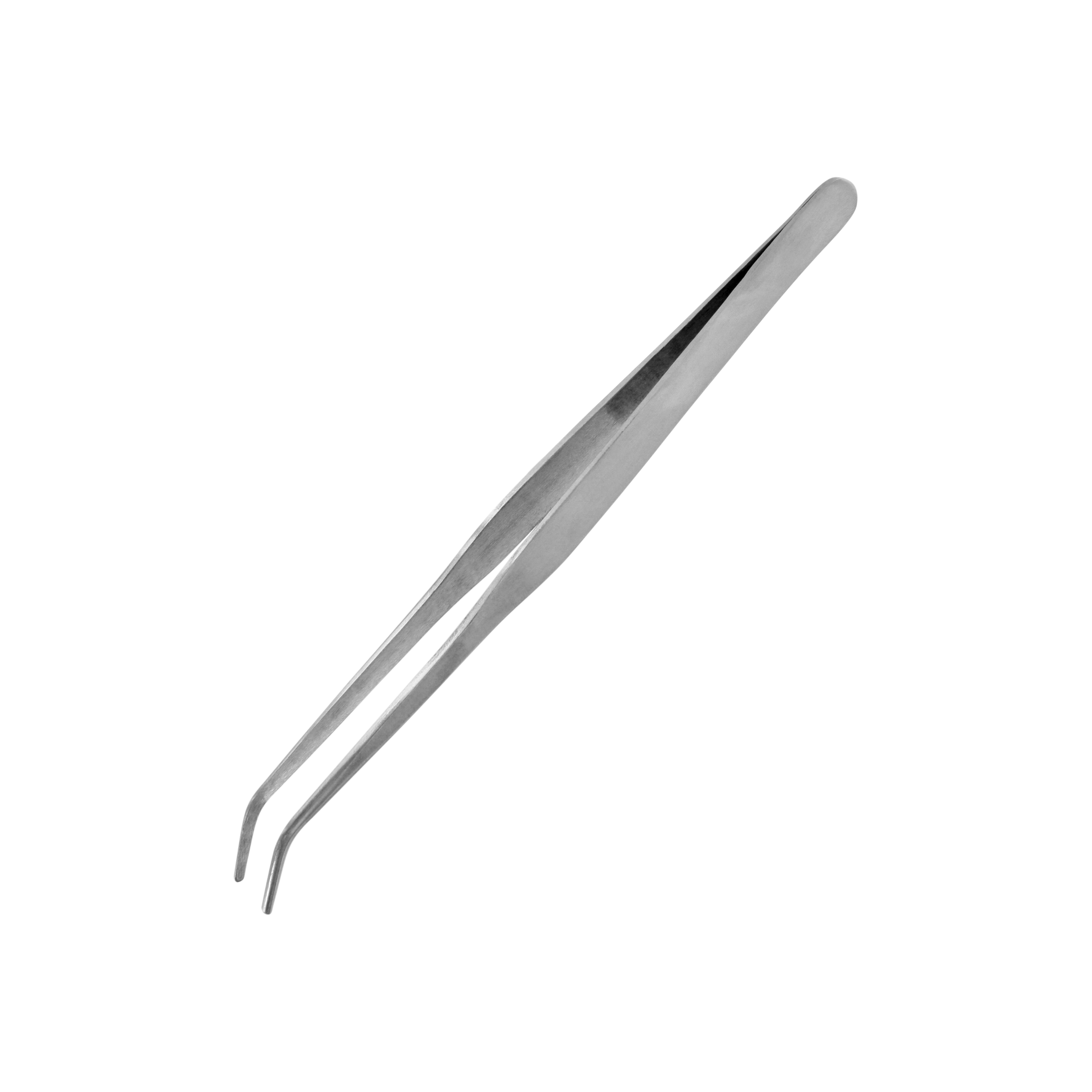 Vallejo Hobby Tools: Strong Curved Stainless Steel Tweezers (175mm)  