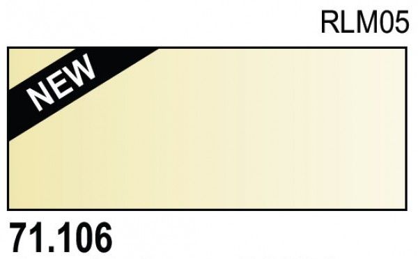 Vallejo Model Air Color 106: Ivory RLM 05 