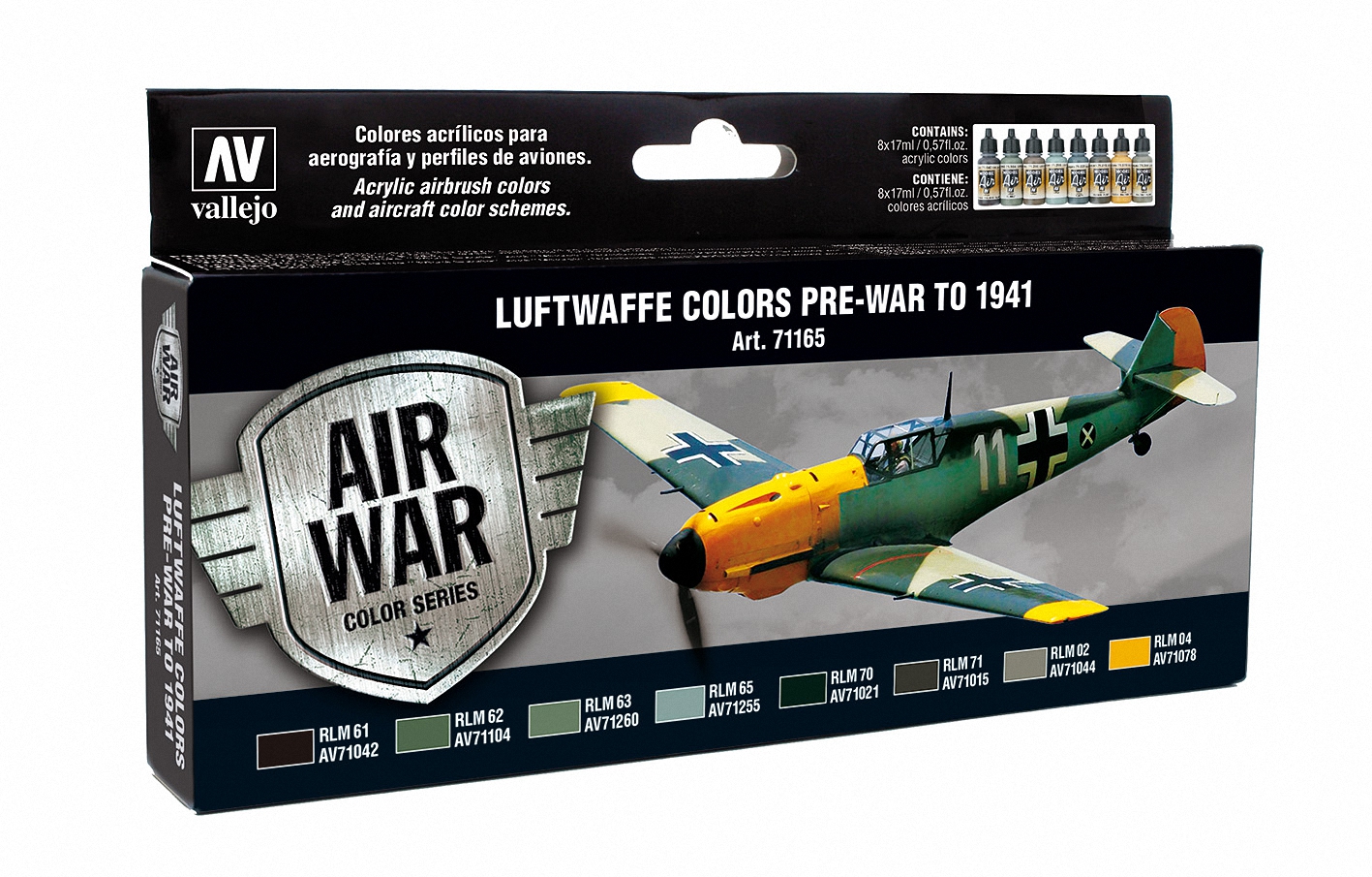 Vallejo Model Air Color 71165: Luftwaffe Colors Pre-War - 1941 