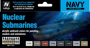 Vallejo Model Air: Navy - Nuclear Submarines  